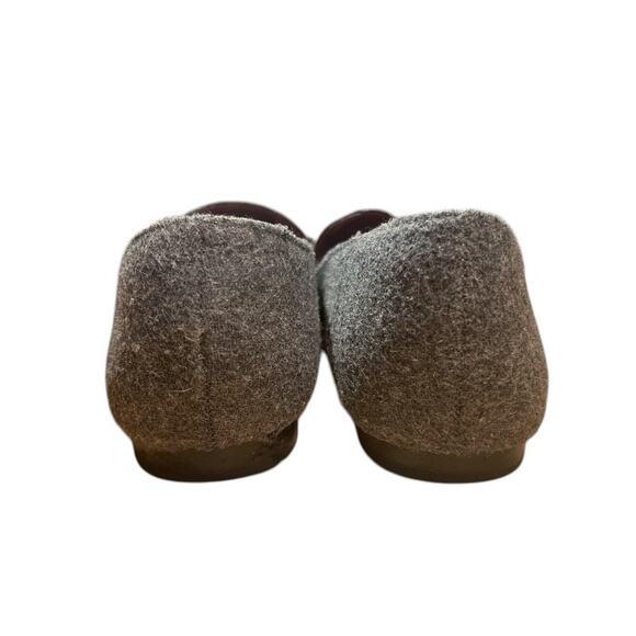 Simply Vera Beaded Tassel Smoking Shoe Flats Slip On Loafer Sz 7.5 Gray Preppy - Picture 4 of 10